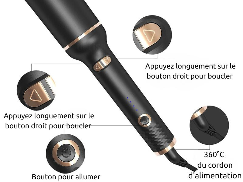 Spin-n-Curl - Fer à Friser Automatique | Boucles Parfaites