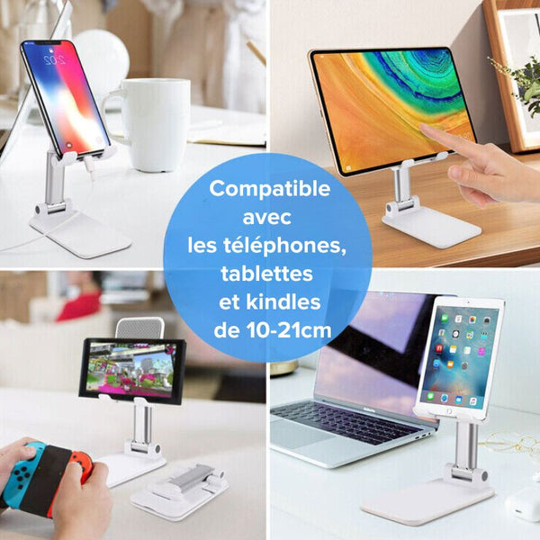 ProSupport - Support Téléphone Pliable | Charge & Visionnage Facile