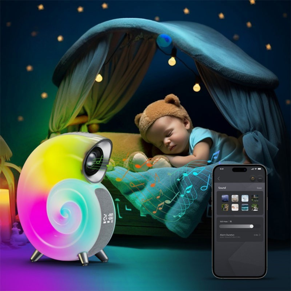 NoctiZen - Veilleuse Intelligente avec Réveil Progressif 