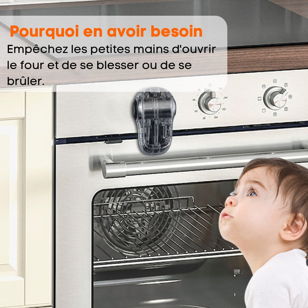 BabyLock - Serrure de Sécurité pour Four | Protection Bébé