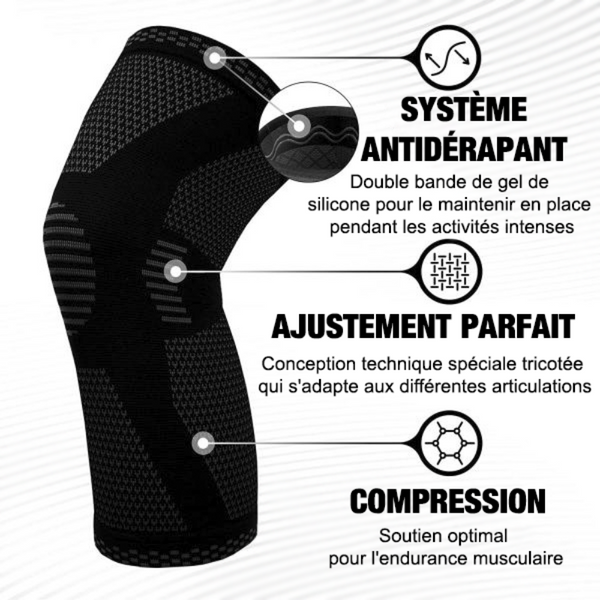 ActivGenou - Genouillères de Sport Tricotées | Soutien & Protection