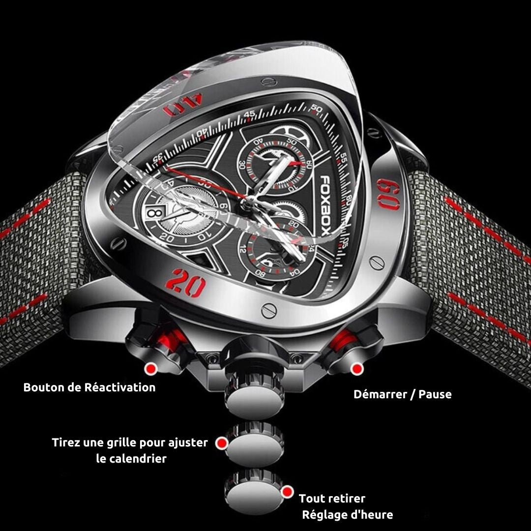 Racing Vertex - Montre Sportive Design Unique | Style & Performance