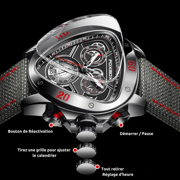 Racing Vertex - Montre Sportive Design Unique | Style & Performance