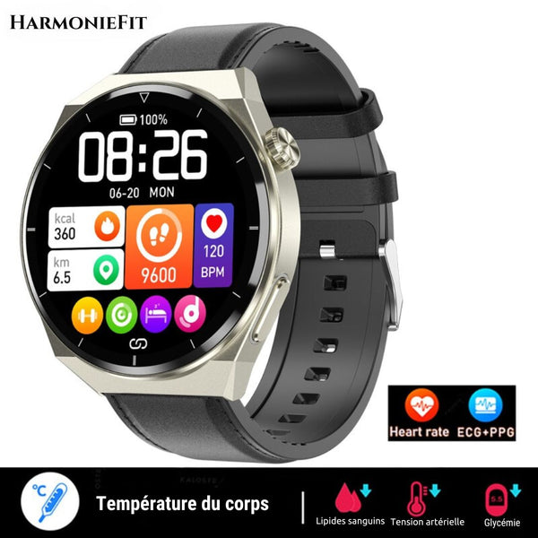 HarmonieFit - Montre Santé Multifonction | Surveillance Complète