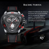 Racing Vertex - Montre Sportive Design Unique | Style & Performance