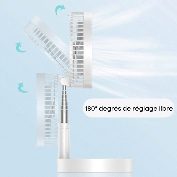 FoldAir - Ventilateur Portable Pliable | Fraîcheur Partout