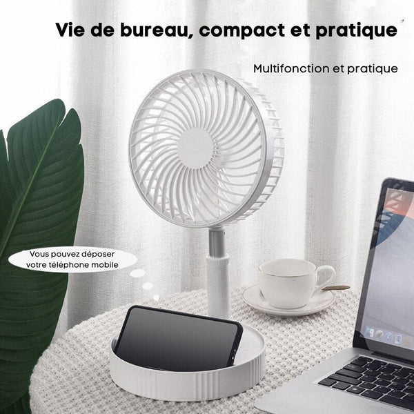 FoldAir - Ventilateur Portable Pliable | Fraîcheur Partout