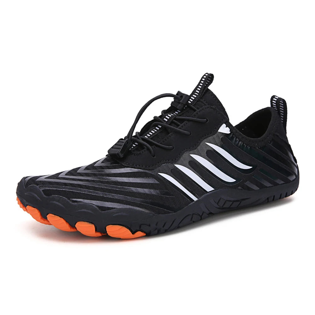 Women's and Men's Water Shoes - Quick-Drying Barefoot Beach Sneakers for Hiking and Swimming