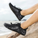 Women's and Men's Water Shoes - Quick-Drying Barefoot Beach Sneakers for Hiking and Swimming