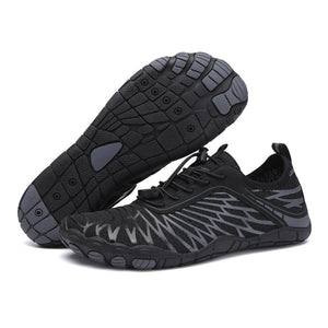 Women's and Men's Water Shoes - Quick-Drying Barefoot Beach Sneakers for Hiking and Swimming