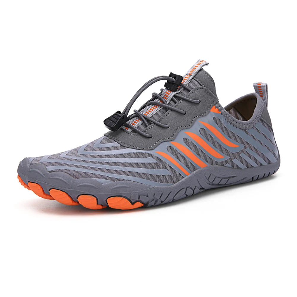 Women's and Men's Water Shoes - Quick-Drying Barefoot Beach Sneakers for Hiking and Swimming