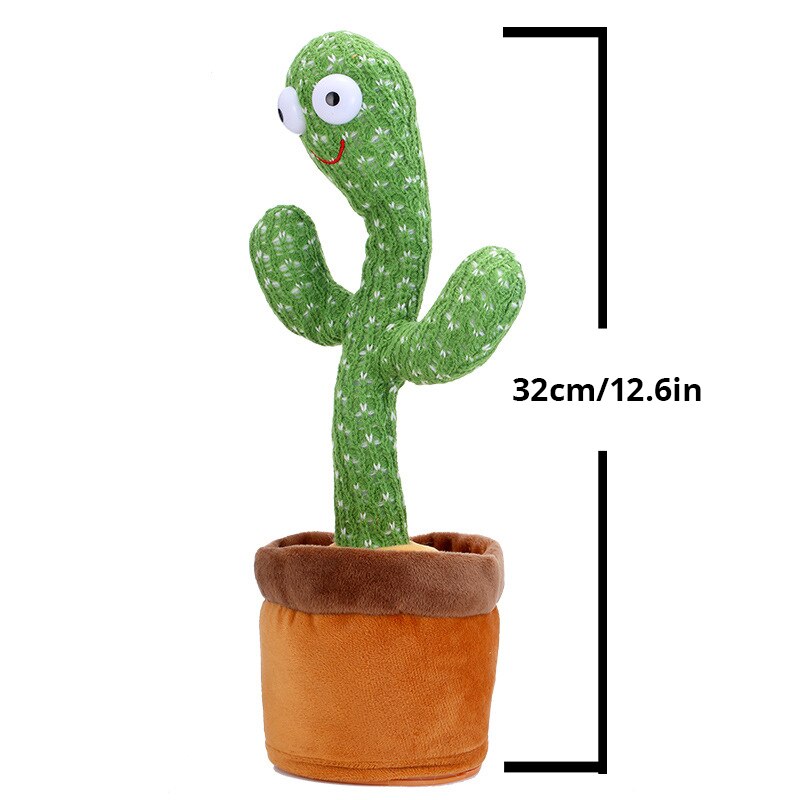 TuniCacti - Jouet Interactif Peluche Cactus | Fun & Éducation