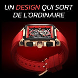 Flamme Rouge - Montre Élégante Avec Pointeur Lumineux | Cadeau Idéal