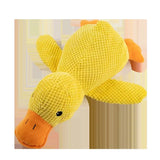 Plush Duck Dog Toy - Bite-Resistant Companion with Teeth Grinding Sound Relief