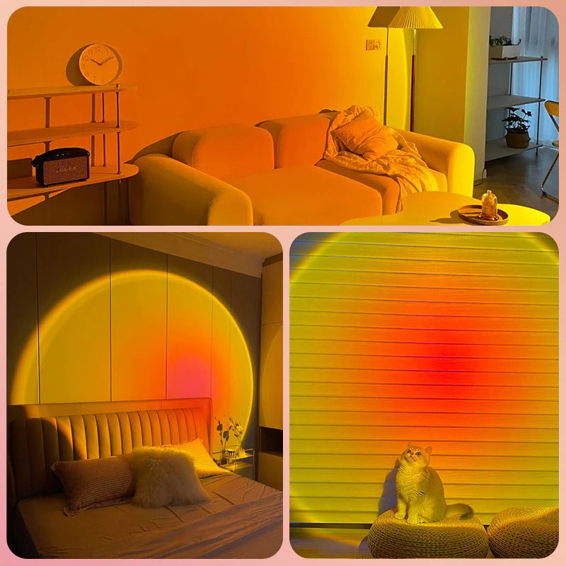 Soléa - Lampe Ambiance Coucher de Soleil | Chaleur & Romantisme